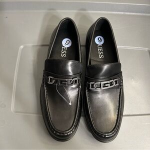 GUESS Men's Black Loafers